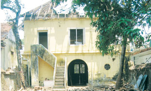 Synagogue near Cochin being renovated