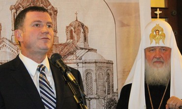 Russian Orthodox Patriarch meets Edelstein