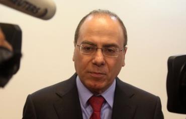 Energy and Water Minister Silvan Shalom at the weekly cabinet meeting, October 20, 2013.