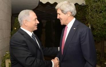 US Secretary of State John Kerry meets with Prime Minister Binyamin Netanyahu, January 4, 2014.