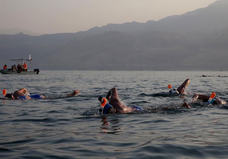 Swimming for a cause: From the Dead Sea to the Pacific - Israel News
