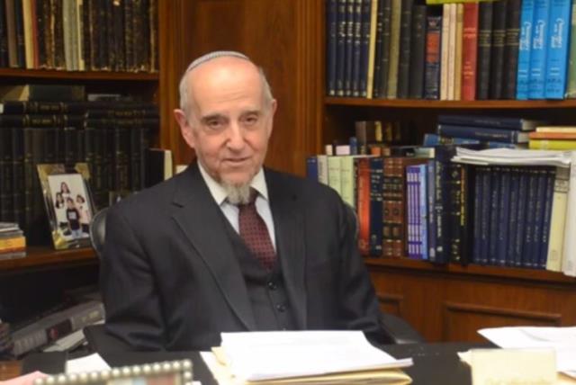 Rabbi Haskel Lookstein (photo credit: screenshot)