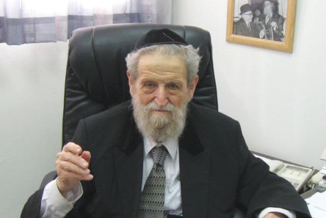 RABBI SHE’AR YASHUV COHEN in his Haifa office in 2012. (photo credit: LIAT COLLINS)