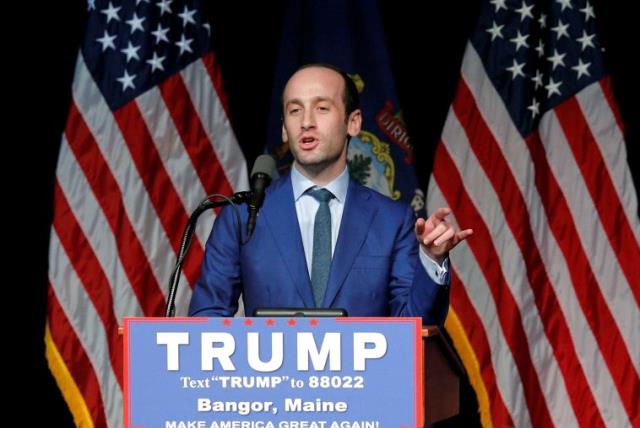 Stephen Miller (photo credit: REUTERS)