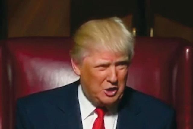 Donald Trump as star of the successful reality TV show ‘The Apprentice.’ (photo credit: YOUTUBE SCREENSHOT)