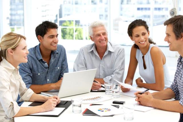 Business meeting (stock photo) (photo credit: ING IMAGE/ASAP)