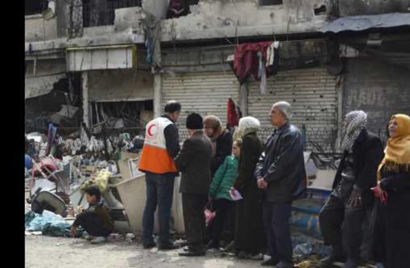 Yarmouk refugee camp (photo credit: REUTERS)