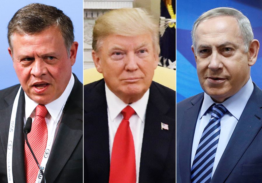 Trump phones Netanyahu, King Abdullah days before his Mideast visit ...