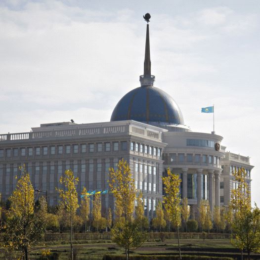 A general view of Akorda, the official residence of Kazakhstan's President, in Astana, Kazakhstan. (credit: REUTERS)