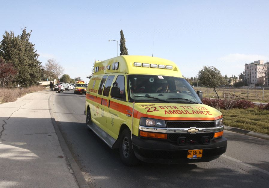 A Magen David Adom ambulance [File] (credit: MARC ISRAEL SELLEM/THE JERUSALEM POST)