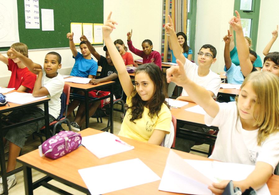 Children in classroom (credit: MARC ISRAEL SELLEM)